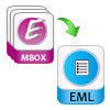 complete conversion of mbox files to eml