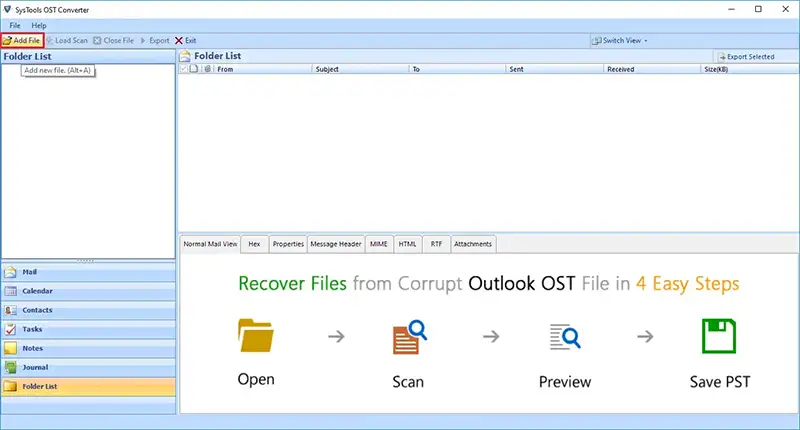 Download OST to PST Converter